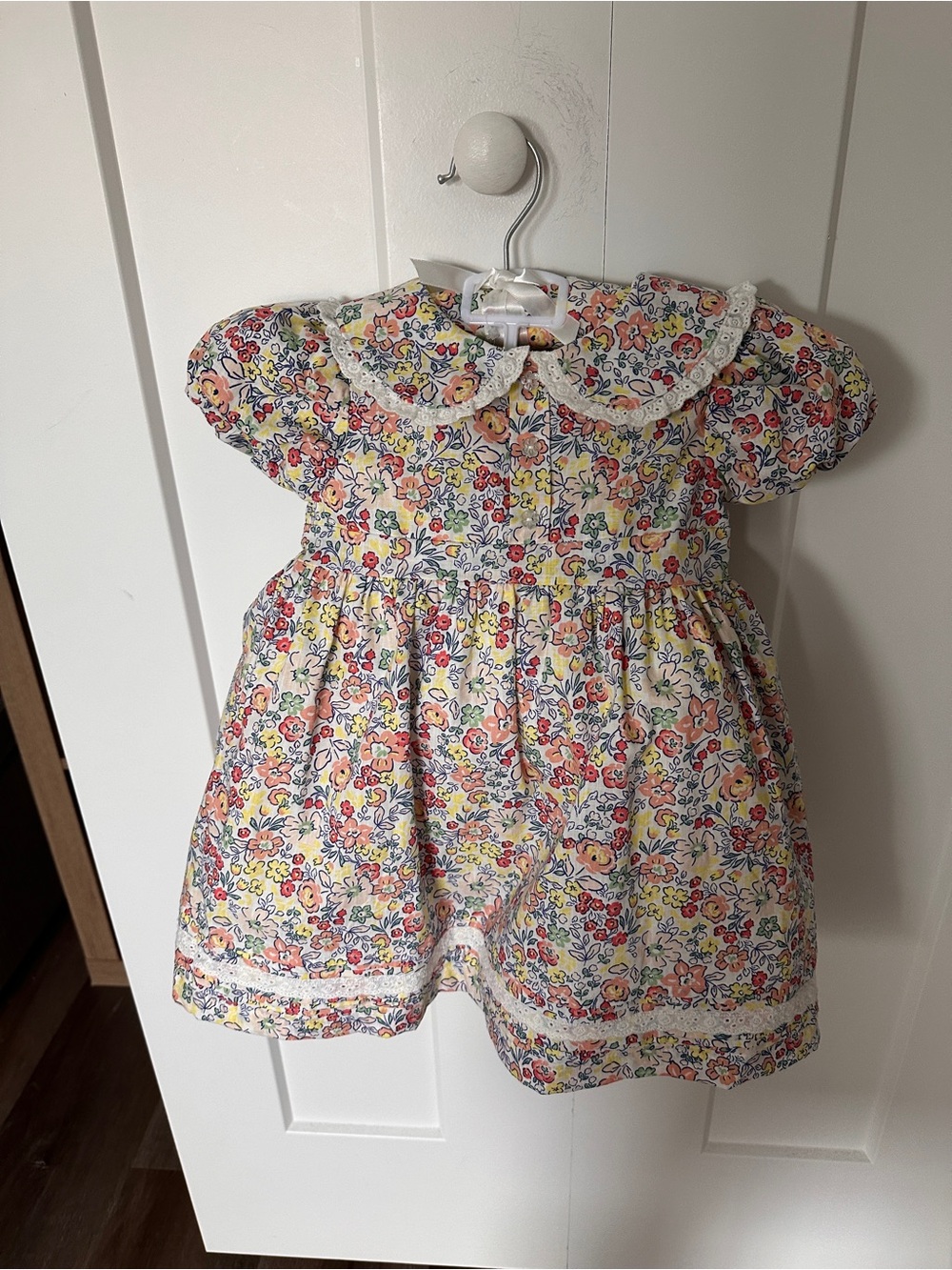 Catherine Malandrino Multicolor Floral Baby Dress